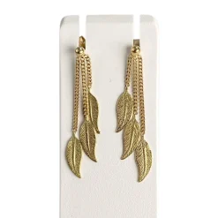 Boucles d'oreilles d'occasion or 750 jaune