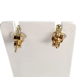 Boucles d'oreilles d'occasion or 750 jaune