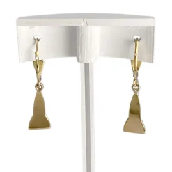 Boucles d'oreilles d'occasion or 750 jaune