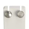 Boucles d'oreilles d'occasion or 750 blanc