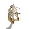 Boucles d'oreilles d'occasion or 750 2 tons diamant