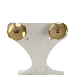 Boucles d'oreilles d'occasion or 750 jaune diamantS