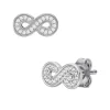 Boucles d'oreilles FOSSIL argent 925 infini et zirconias