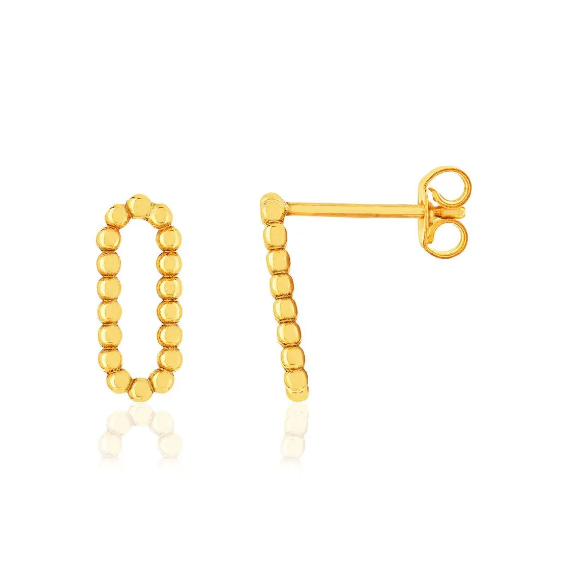 Boucles d'oreilles or 375 jaune
