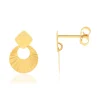 Boucles d'oreilles or jaune 375