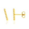 Boucles d'oreilles or 375 jaune