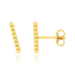 Boucles d'oreilles or 375 jaune