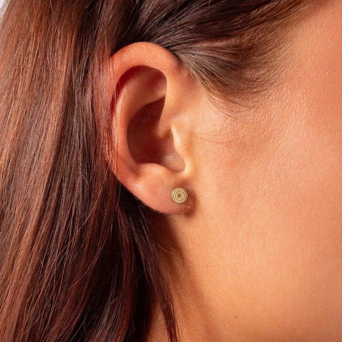 Boucles d'oreilles or 750 jaune