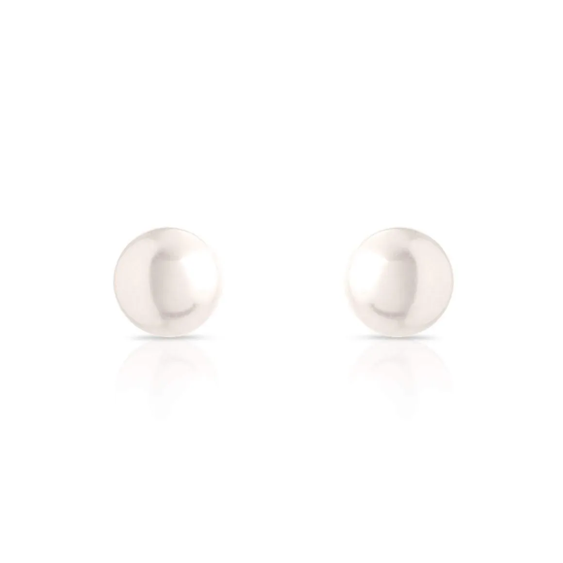 Boucles d'oreilles or 750 jaune perles de culture du Japon