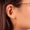 Boucles d'oreilles or 750 jaune pendants