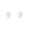 Boucles d'oreilles or 375 jaune perles de culture de Chine