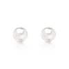 Boucles d'oreilles or 750 jaune perles de culture de Chine