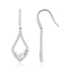 Boucles d'oreilles pendants argent 925 zirconias