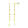 Boucles d'oreilles pendants or 375 jaune