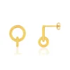 Boucles d'oreilles plaqué or