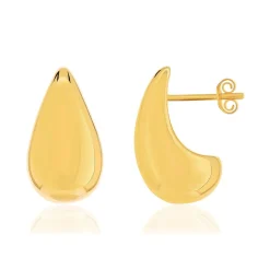 Boucles d'oreilles plaqué or jaune