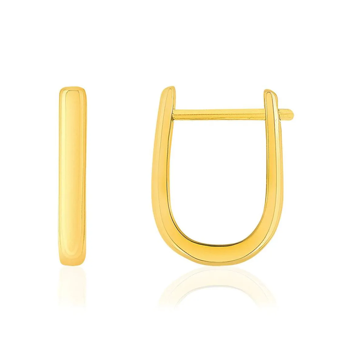 Boucles d'oreilles plaqué or jaune