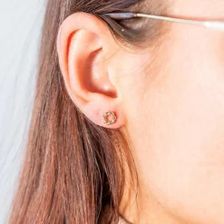 Boucles d'oreilles plaqué or jaune