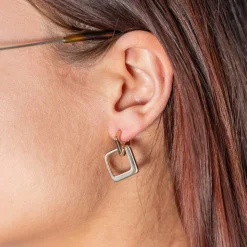 Boucles d'oreilles plaqué or pendants