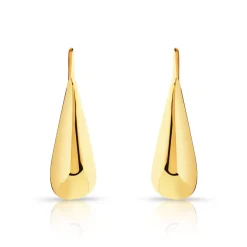 Boucles d'oreilles plaqué or pendants