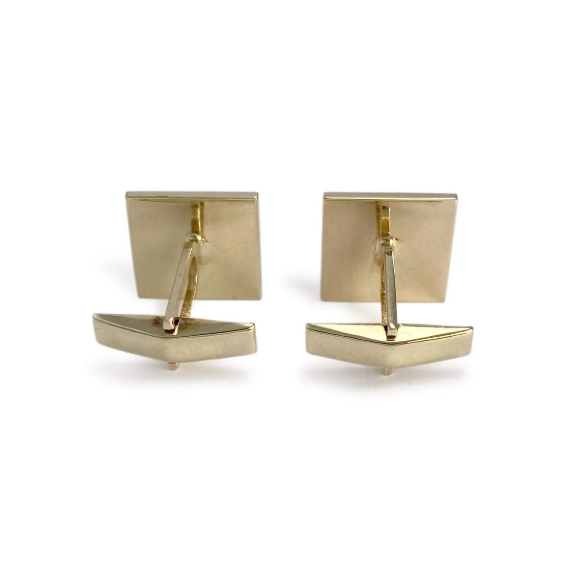 Boutons de manchettes d'occasion or 585 jaune
