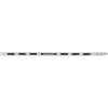 Bracelet acier bicolore noir 21 cm