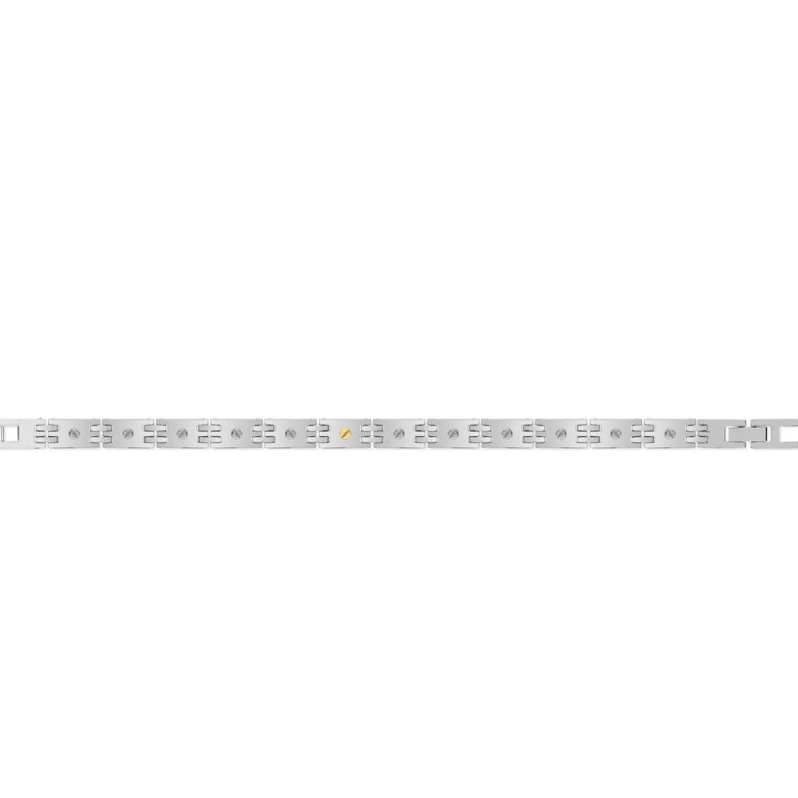 Bracelet acier 21 cm vis