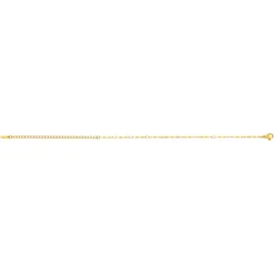 Bracelet acier jaune 21 cm