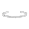 Bracelet argent 925 bord perlé