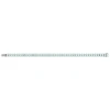 Bracelet argent 925 cristal bleu 18 cm