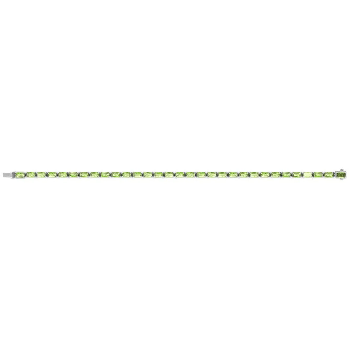 Bracelet argent 925 cristal vert