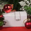 Bracelet argent 925 et zirconias 19cm