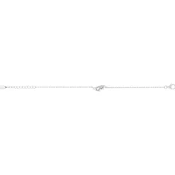 Bracelet argent 925 et zirconias 19cm
