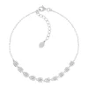 Bracelet argent 925 et zirconias 21cm