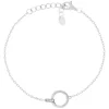 Bracelet argent 925 et zirconias 19cm
