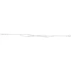 Bracelet argent 925 et zirconias 18.5cm