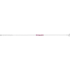 Bracelet argent 925 et zirconias 19cm