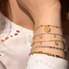 Bracelet argent 925 et zirconias 19,5cm