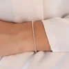Bracelet argent 925 maille boule 21 cm