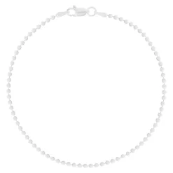 Bracelet argent 925 maille boule 21 cm