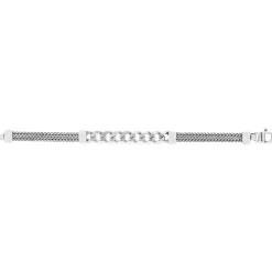 Bracelet argent 925 maille cubaine 20cm