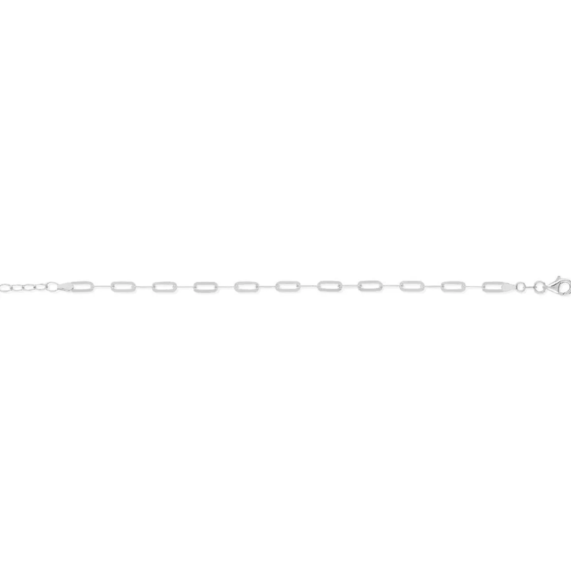 Bracelet argent 925 maille forçat plate 20 cm