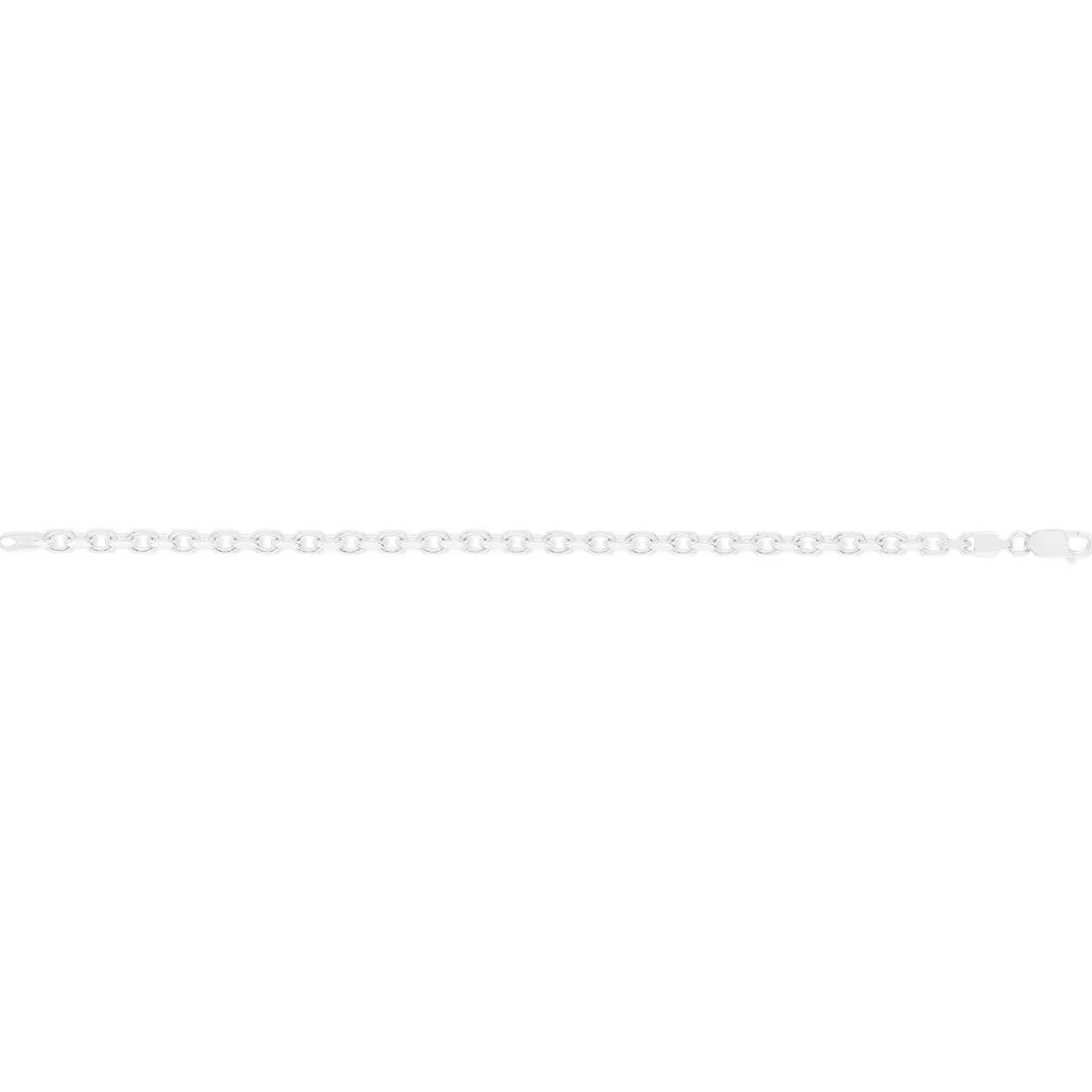 Bracelet argent 925 maille forçat 21cm