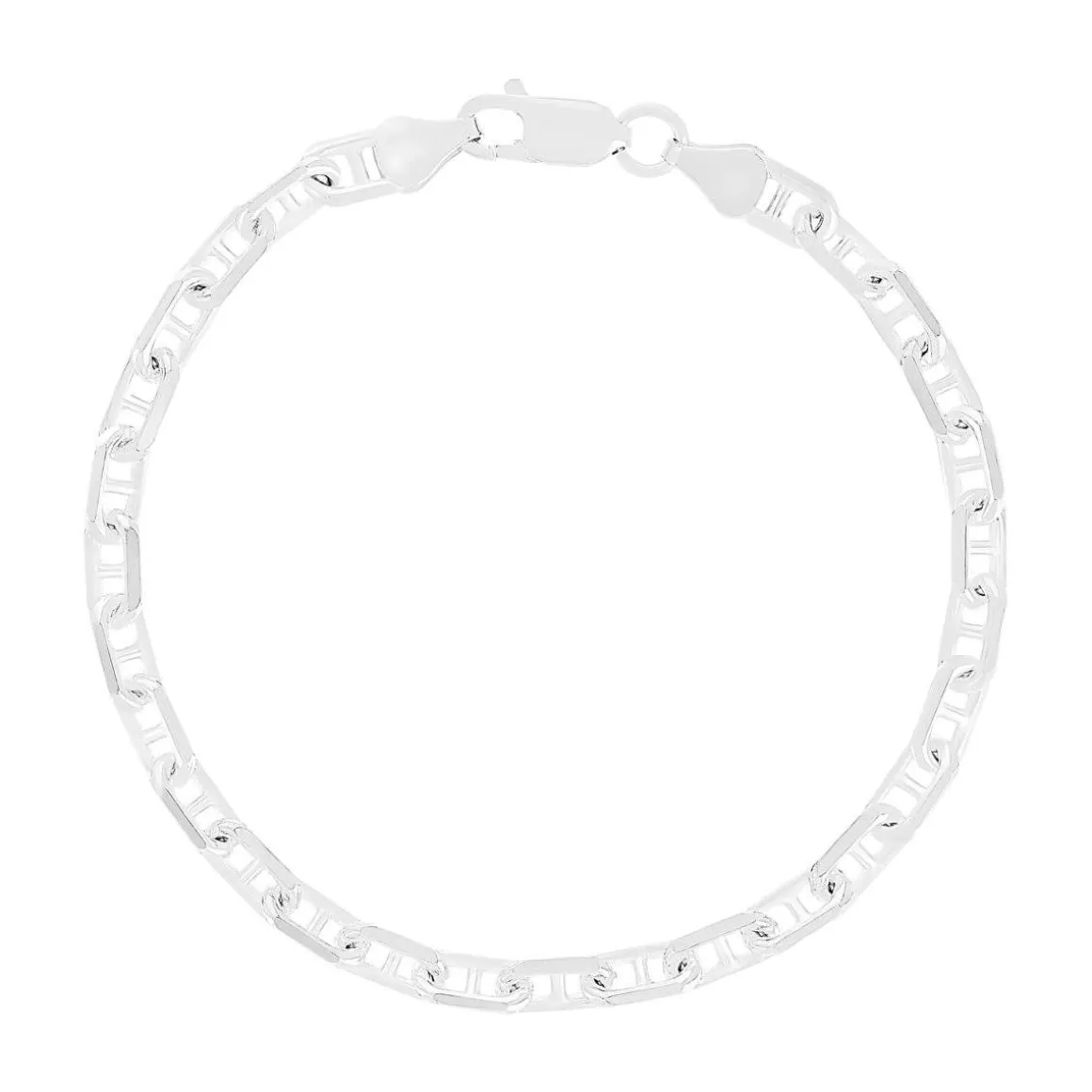 Bracelet argent 925 maille marine 21cm