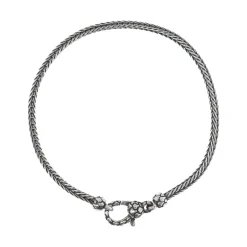 Bracelet argent 925 maille palmier 21cm