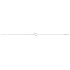 Bracelet argent 925 motif fermoir T/bar 18 cm.