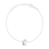 Bracelet argent 925 motif licorne 18cm