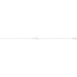Bracelet argent 925 perles de Chine et zirconias 19cm