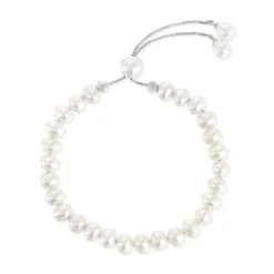Bracelet argent perles de culture de Chine 20 cm