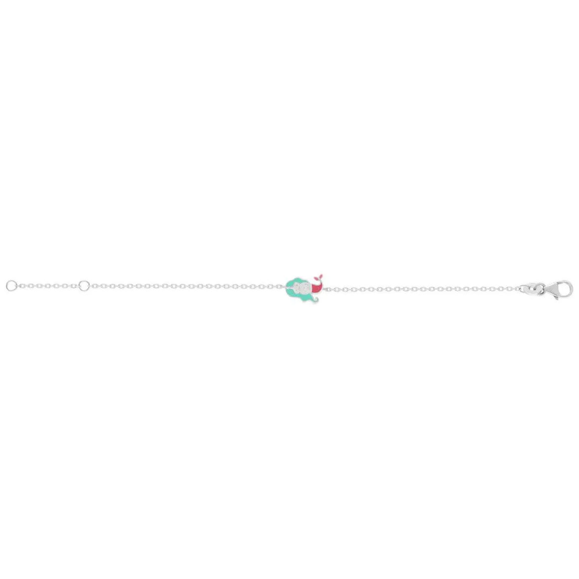 Bracelet argent 925 sirène 15 cm